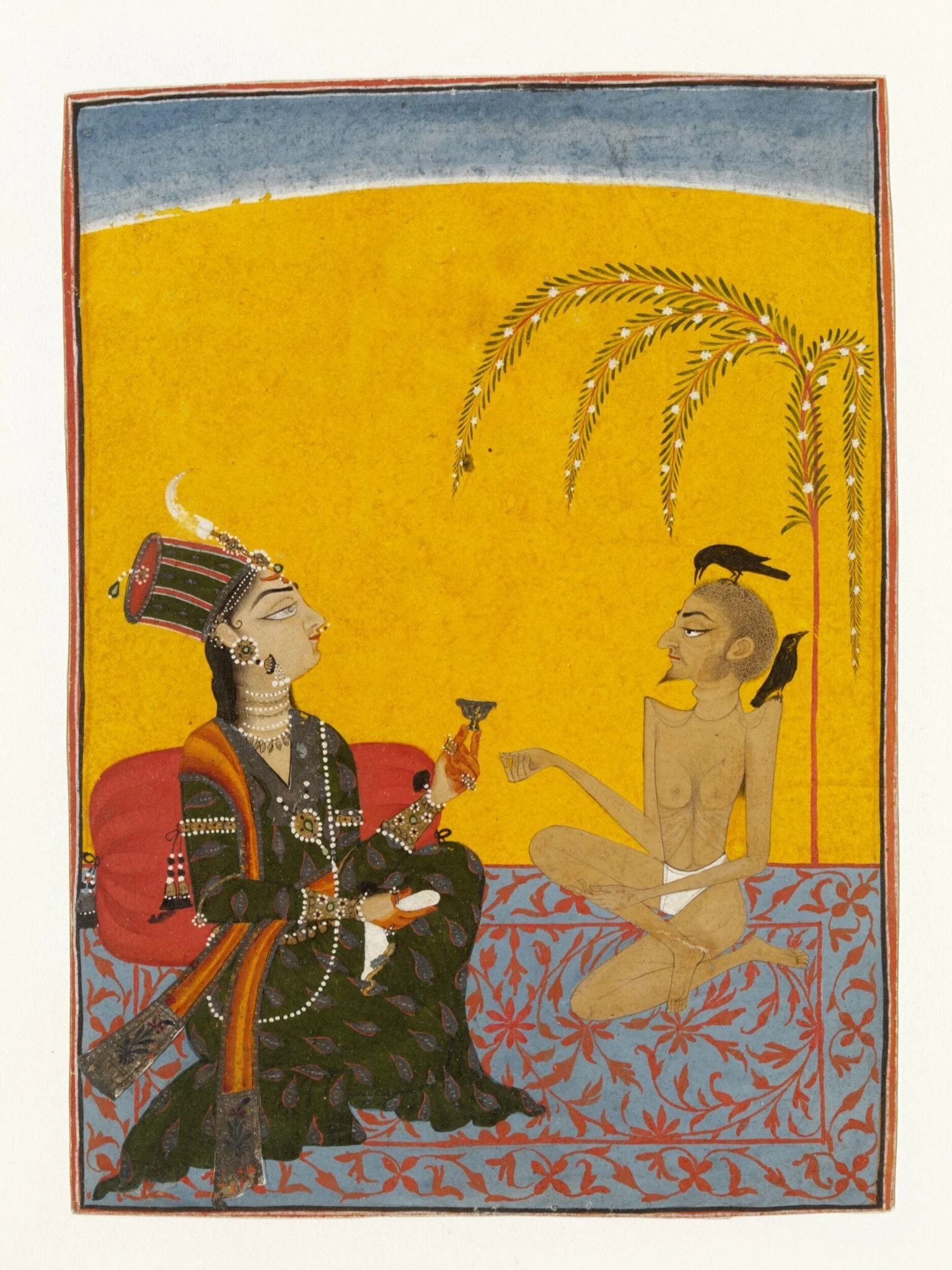 Laila and Majnun, detail