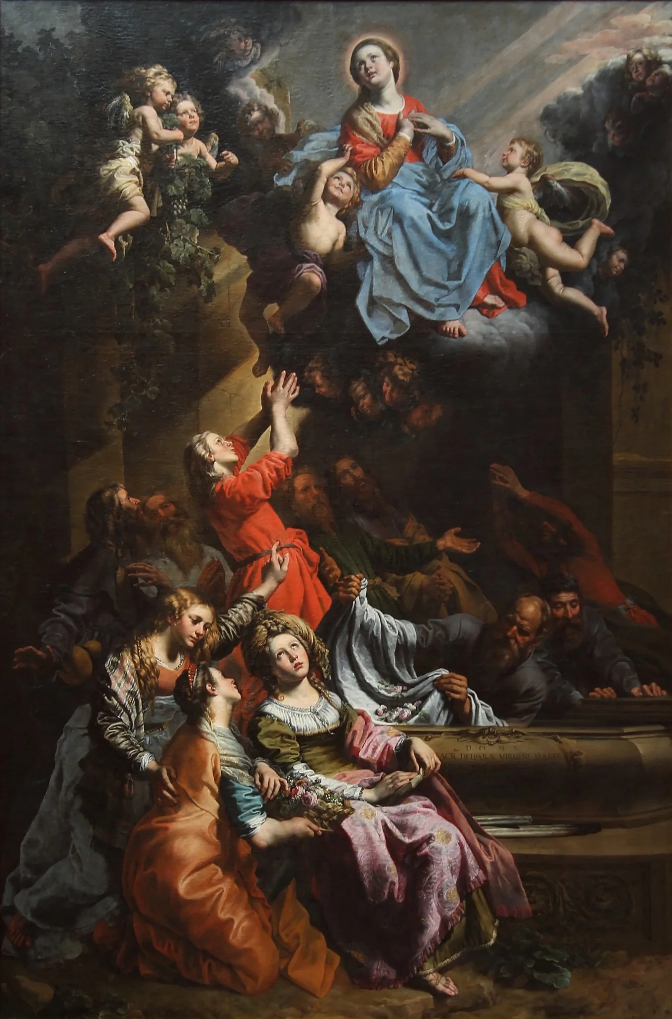 Assumption of Mary, detail