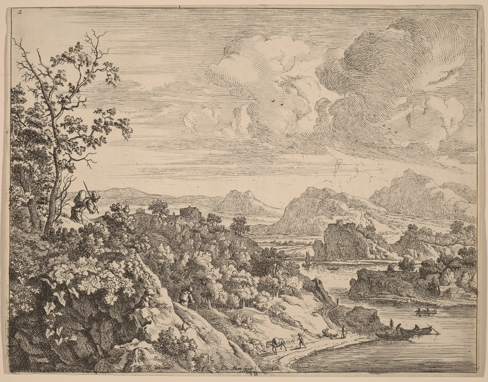 View of the River Rhine, detail