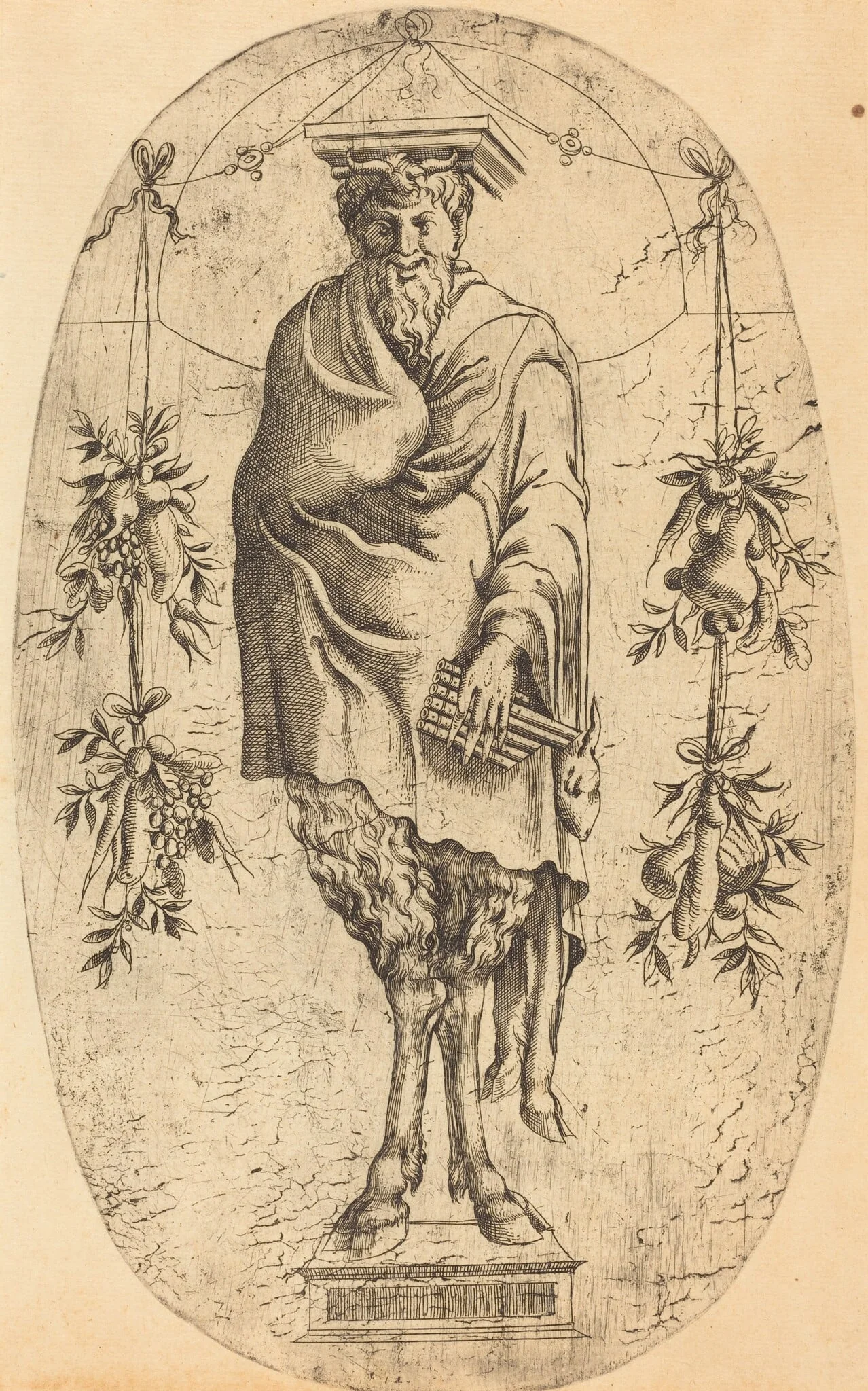 Pan, detail