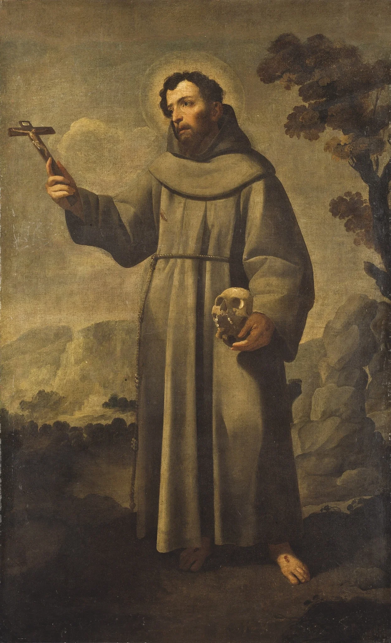 St Francis, detail
