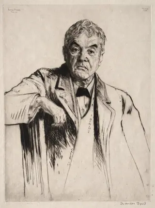 Lord Fisher, by Francis Dodd, 1916