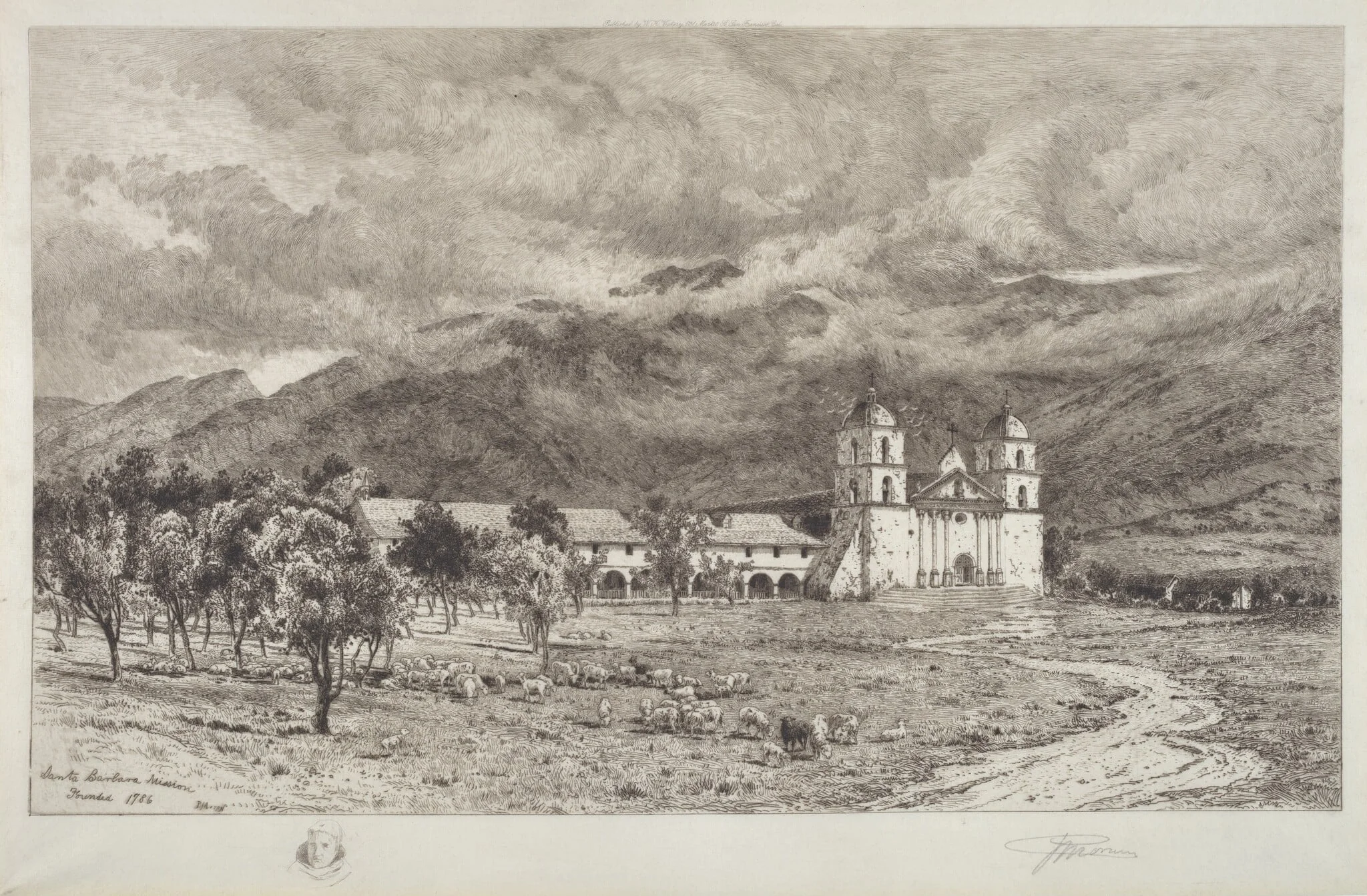 Santa Barbara Mission, detail