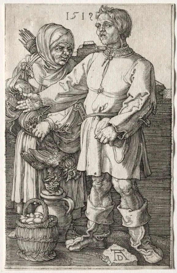 The Peasants at Market, detail