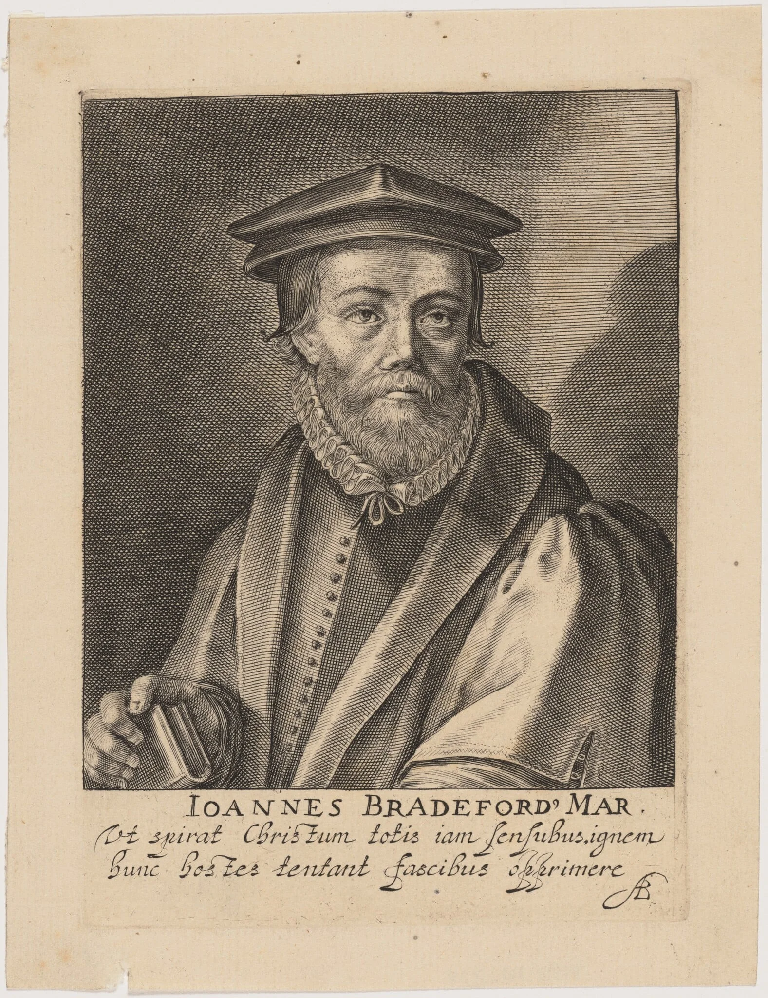 John Bradford, Protestant Martyr, detail