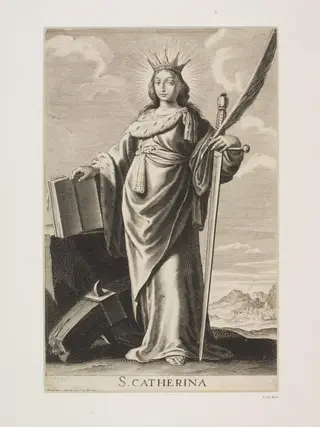 St. Catherine, by Claude Vignon, 1650