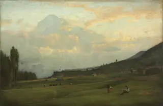 Valley of Cadore, Italy, by George Inness, oil, 1873