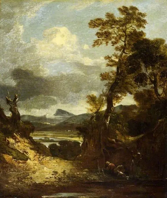 Landscape, by 7th Baronet Sir George Beaumont