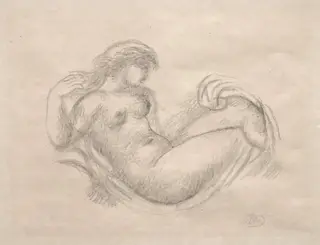 Woman in Cradle, by Aristide Maillol, 1925