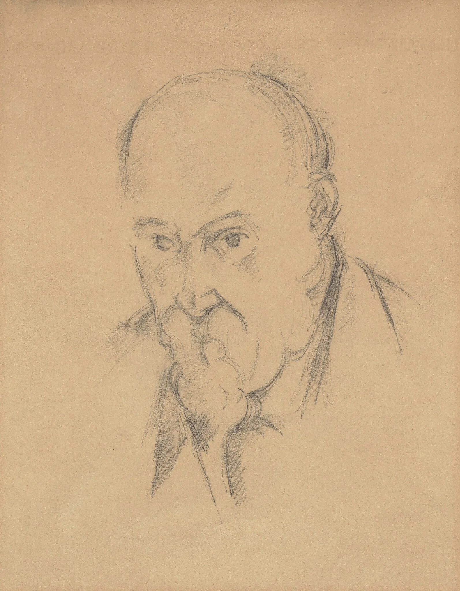 Self-Portrait [recto], detail