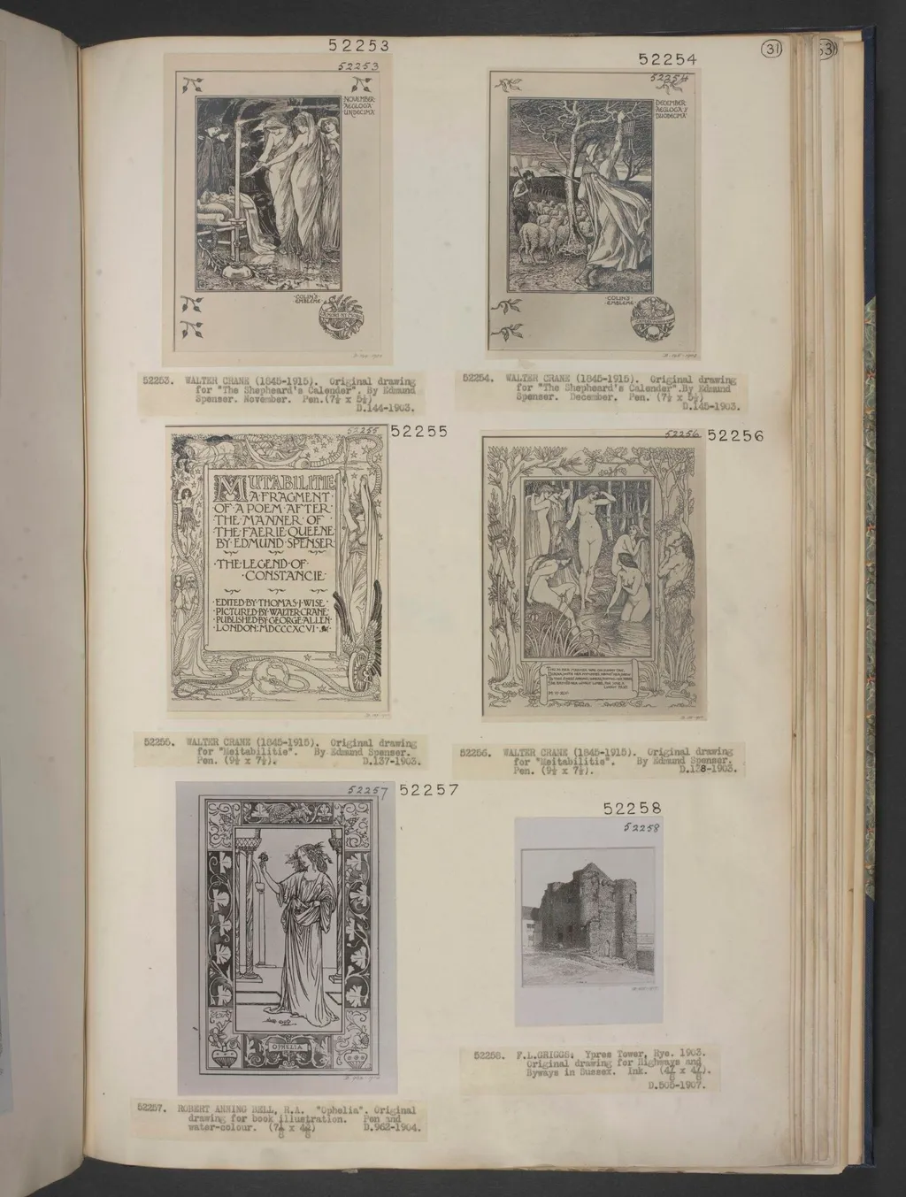 Untitled, by Robert Anning Bell, watercolor, 1850