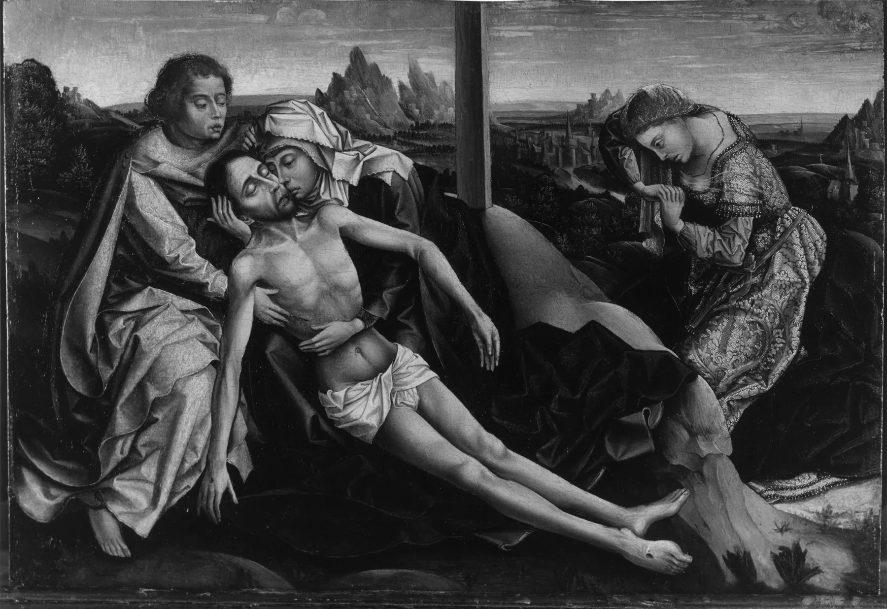 Pietà, detail