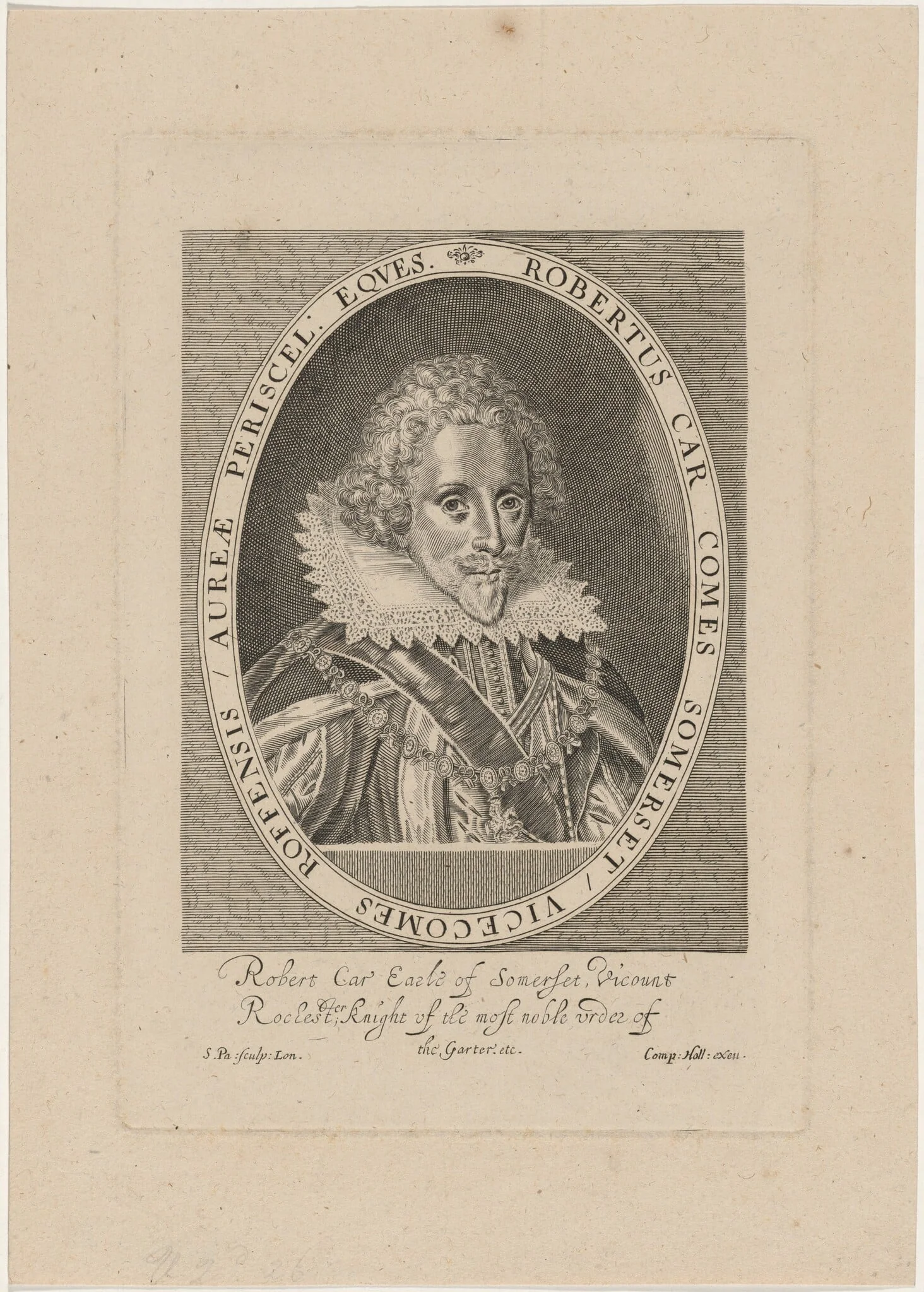 Robert Carr, Earl of Somerset, detail