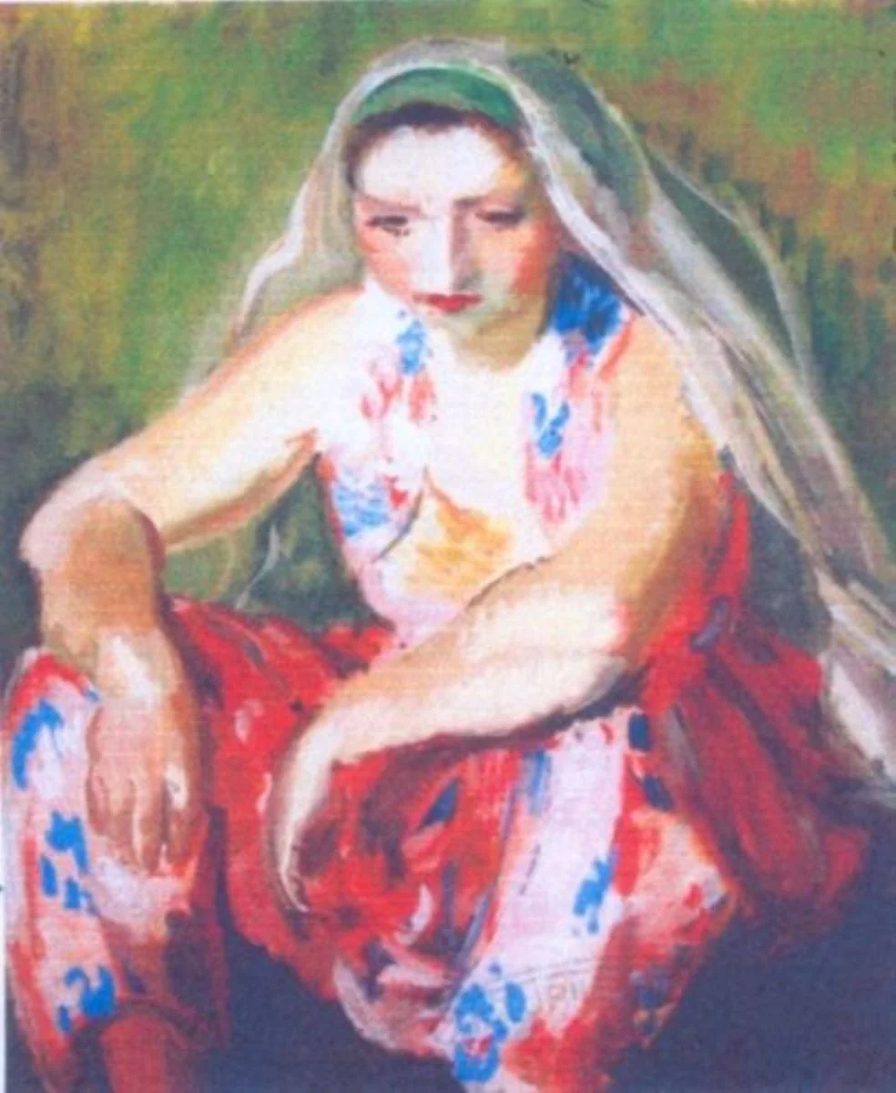 Odaliscă, detail