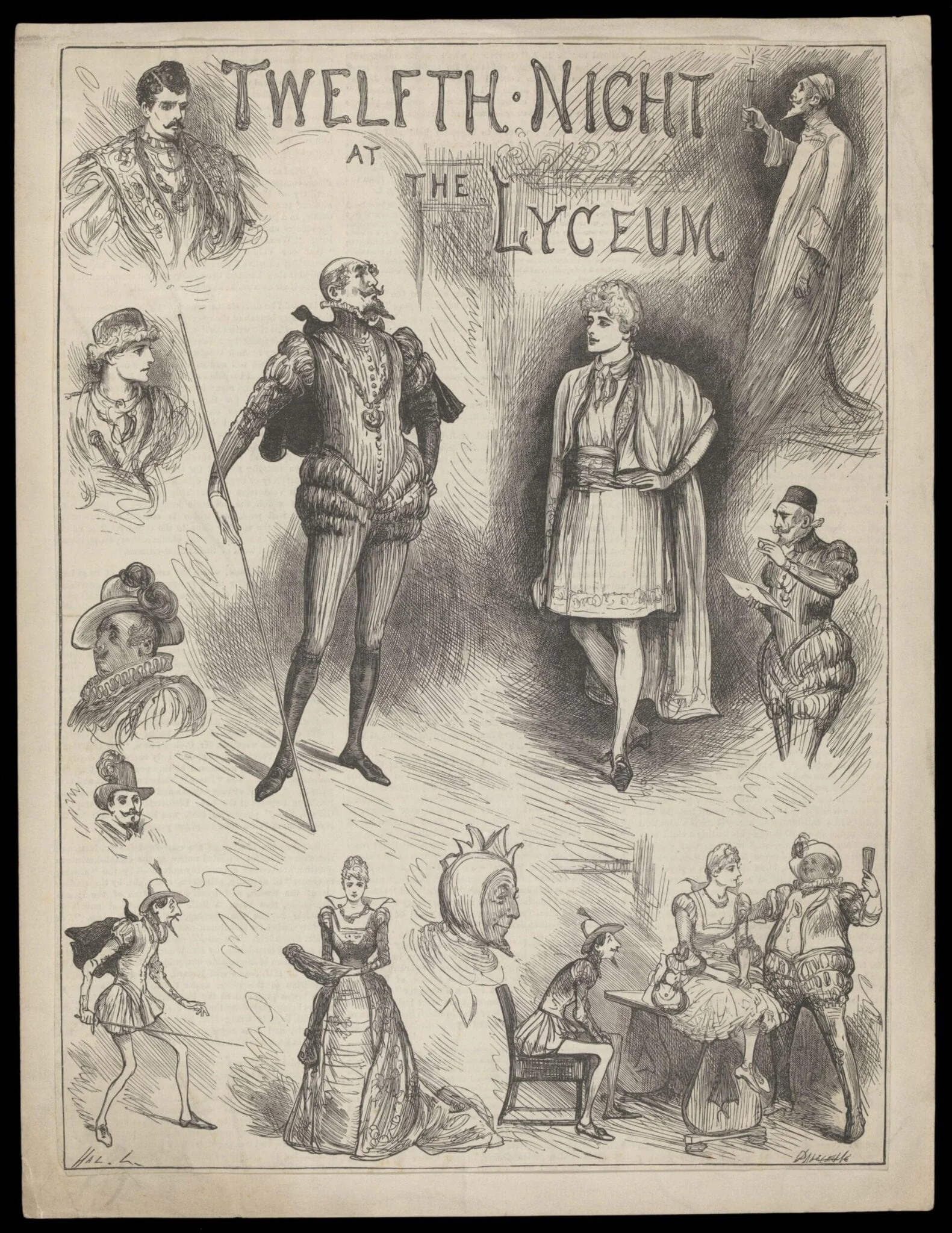 H Beard Print Collection, detail