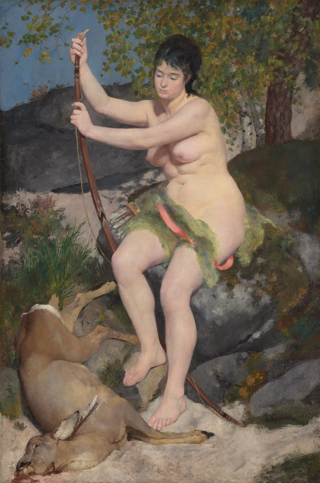 Diana, detail