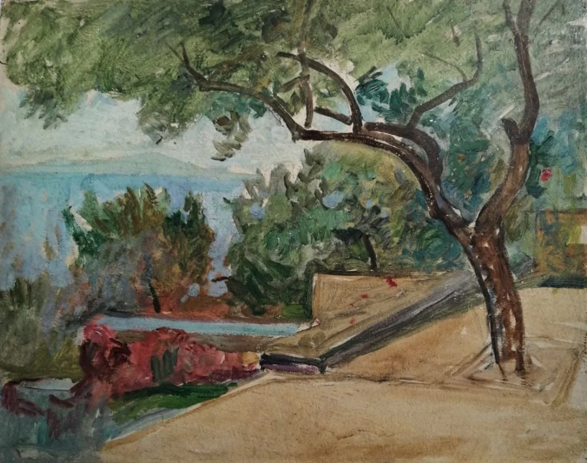 Grădina vilei din Balcic, detail