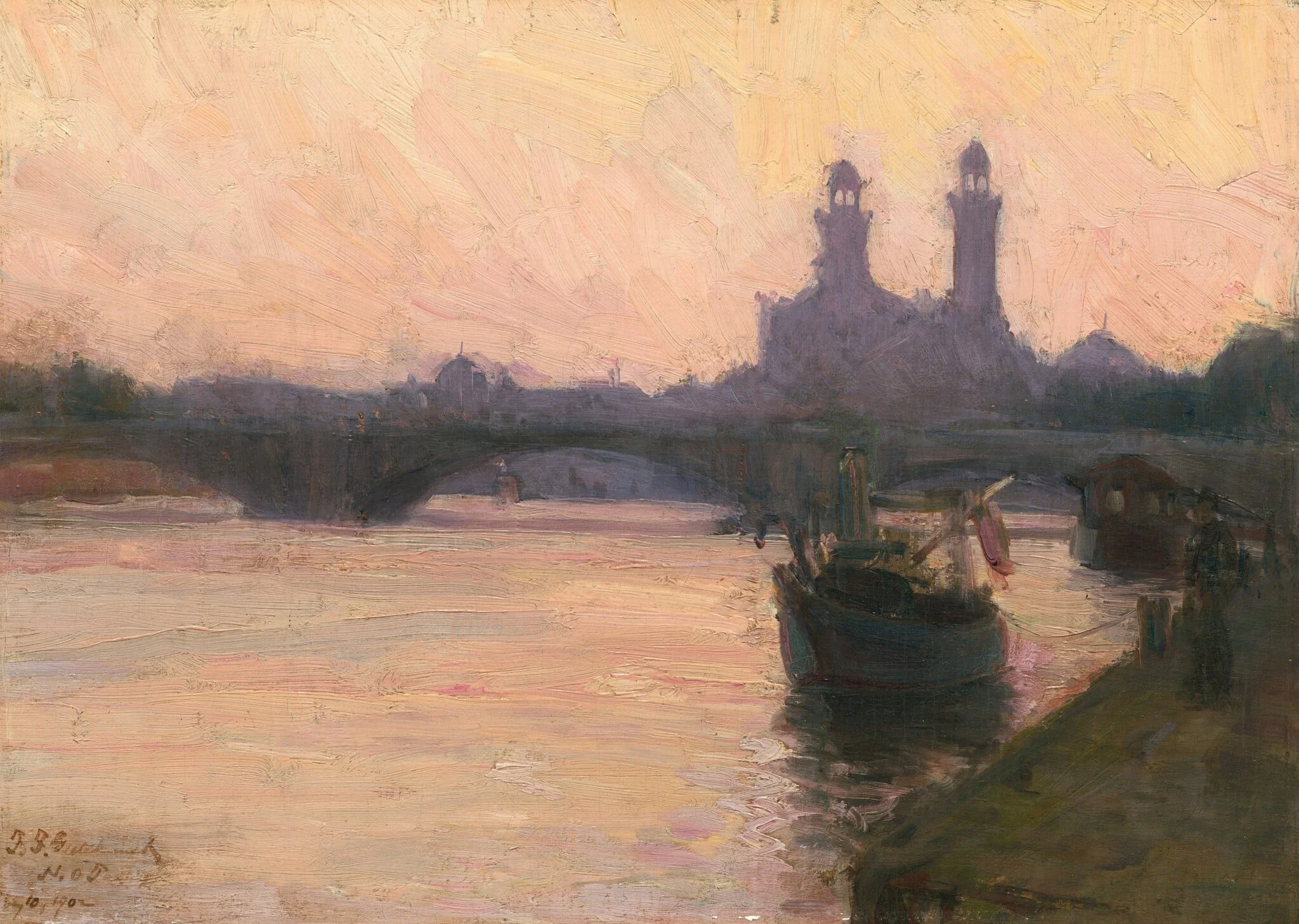 The Seine, detail
