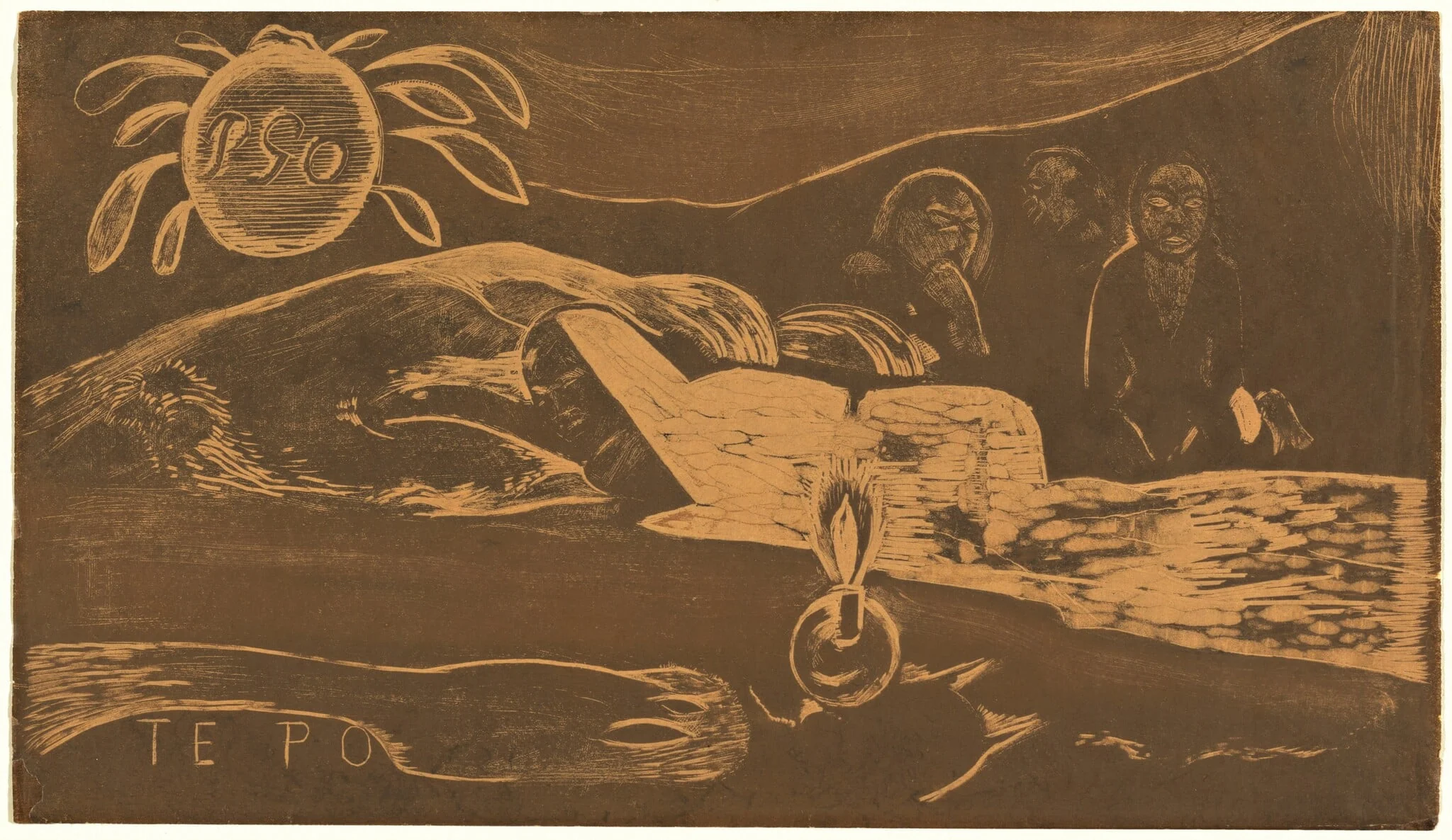 Te Po (The Long Night), detail