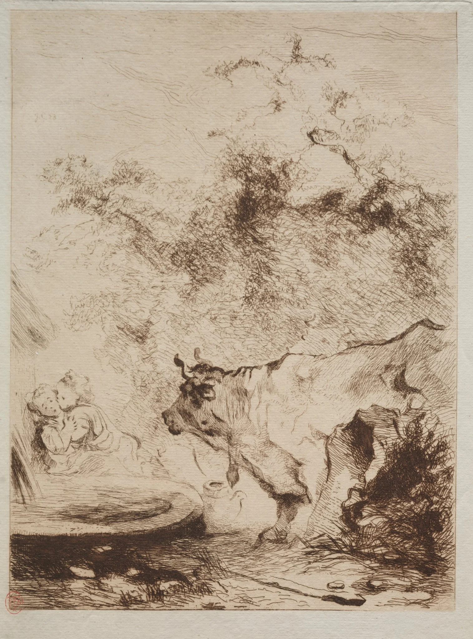 The Bull, detail