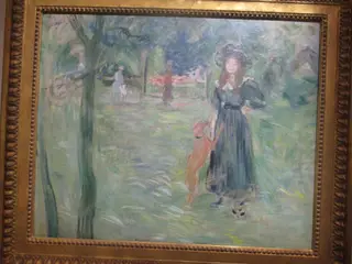 Bois de Boulogne, by Berthe Morisot, oil