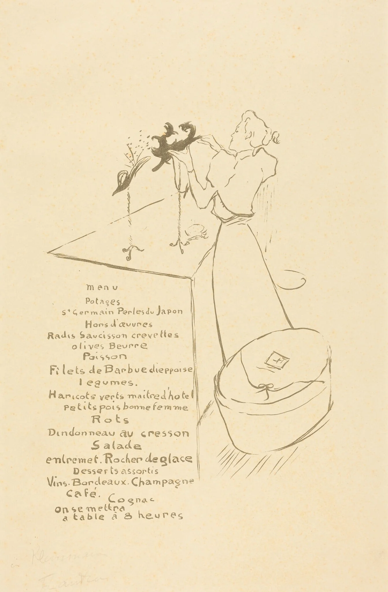 The Milliner (La Modiste - Renée Vert), detail