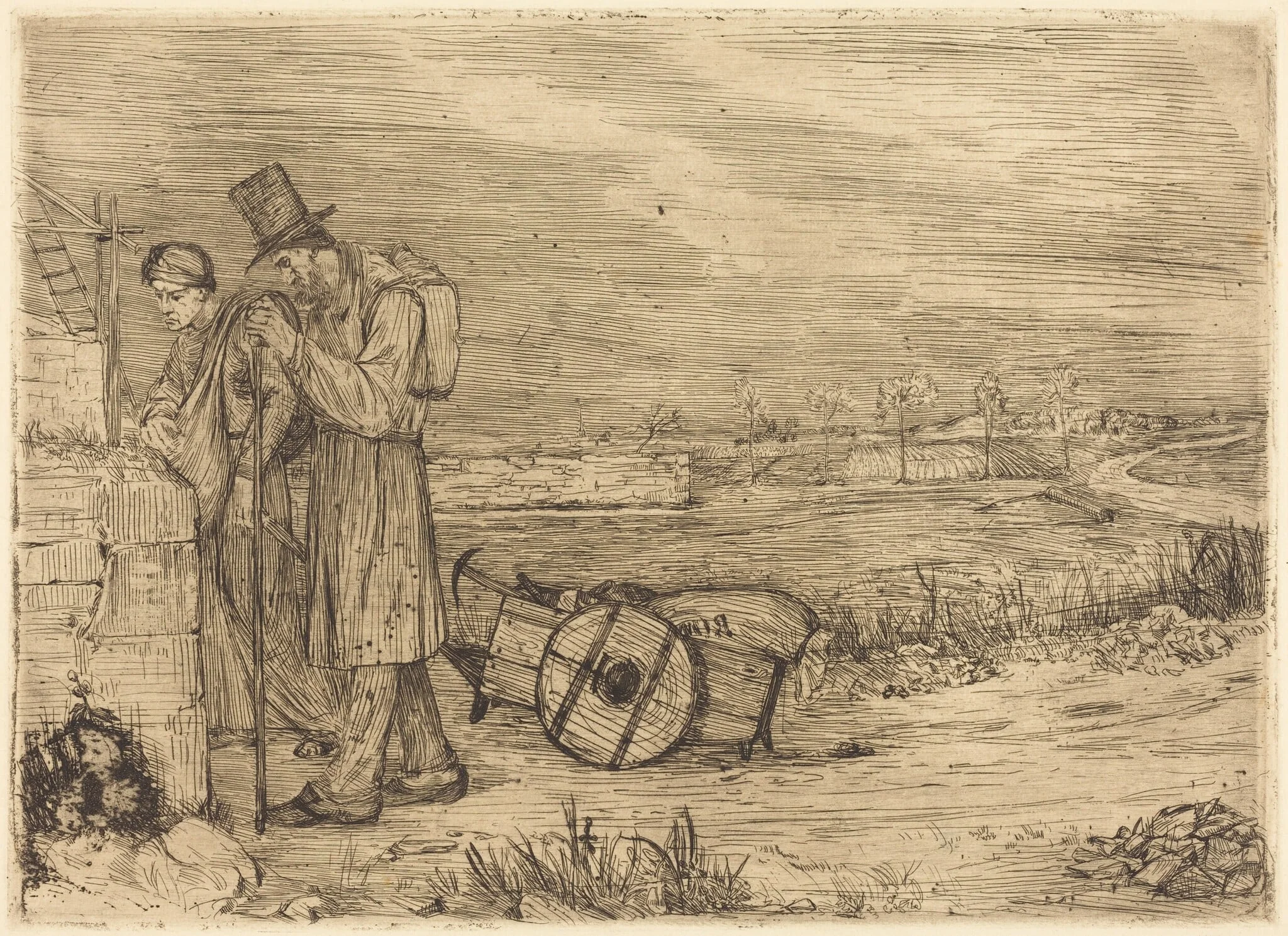 Vagabonds of Montrouge (Les vagabonds de Montrouge), detail