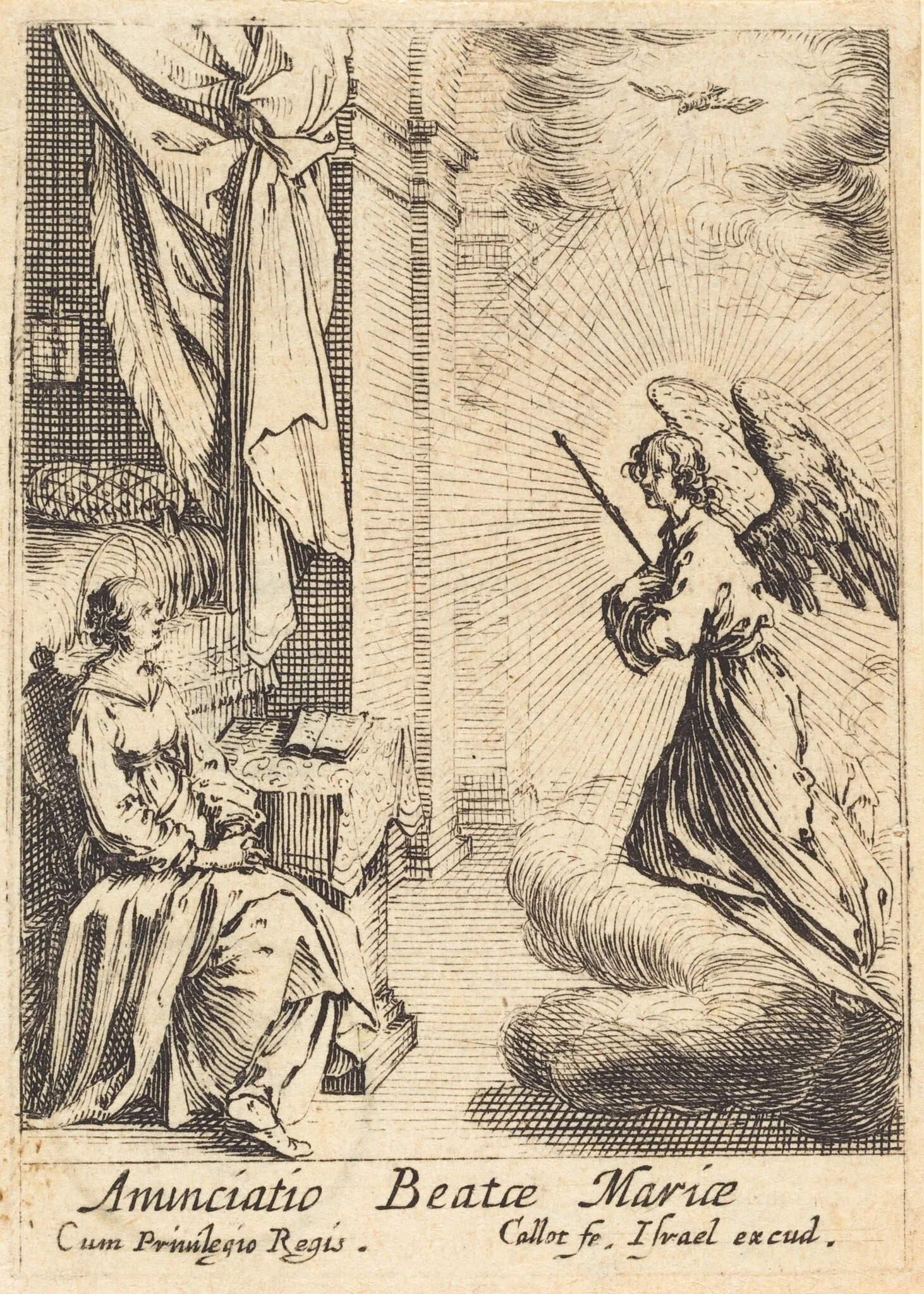 The Annunciation, detail