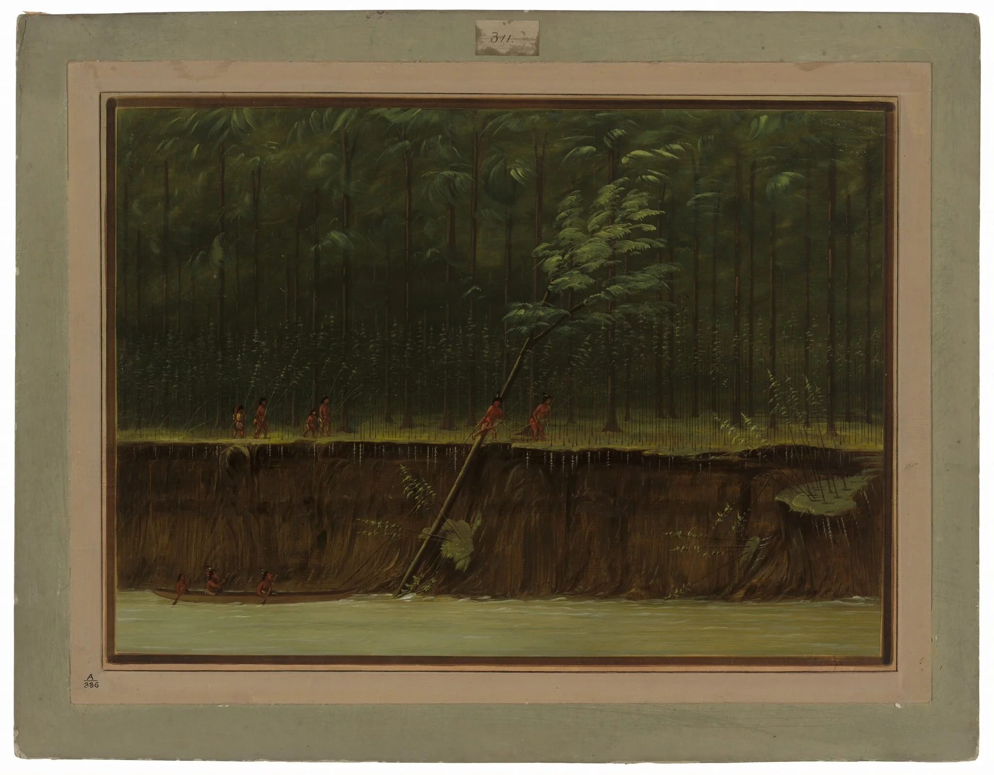 View of the Lower Mississippi, detail