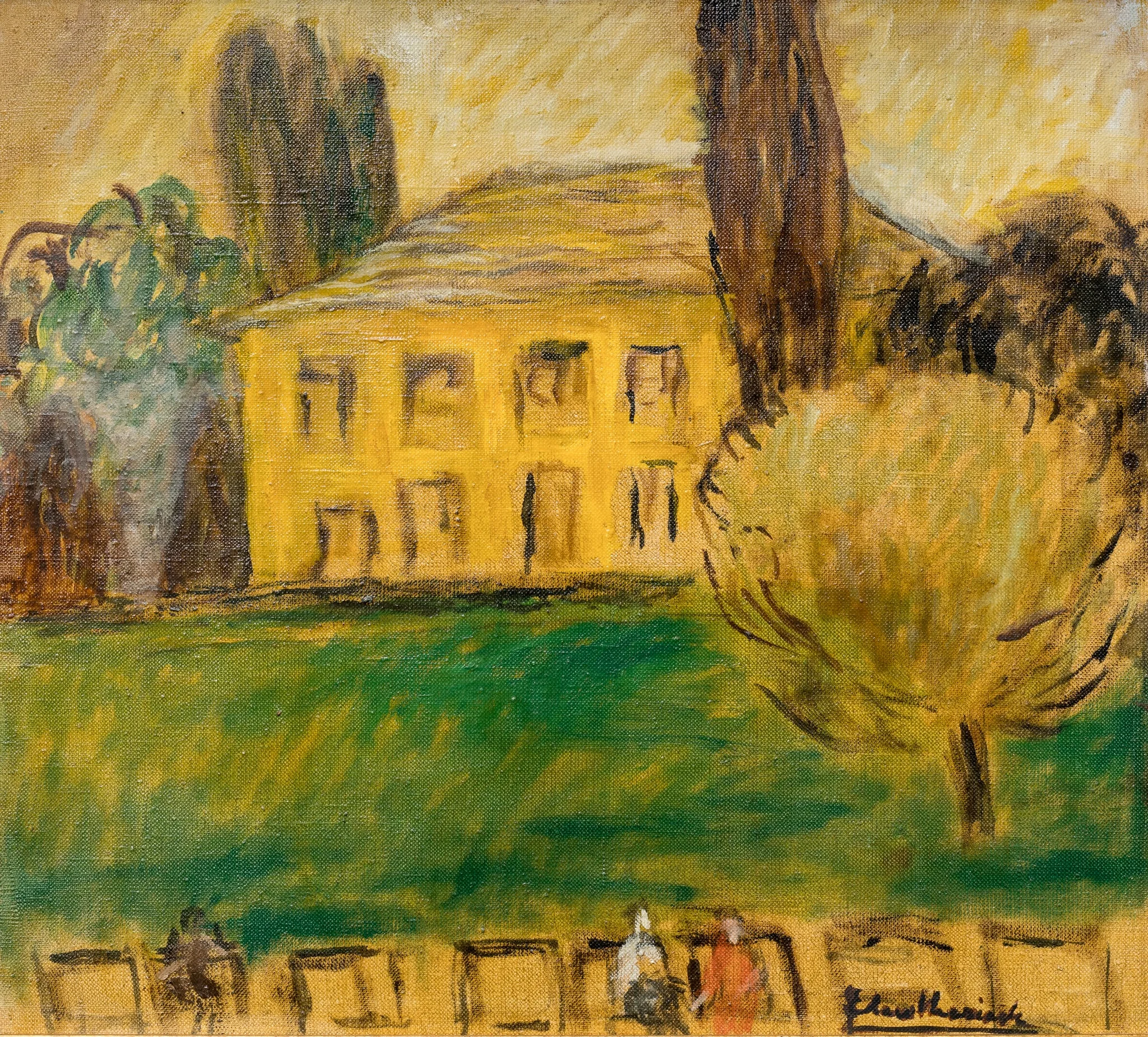 CASA GALBENĂ ÎN CIȘMIGIU, detail