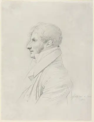 Philippe Mengin de Bionval, by Jean Auguste Dominique Ingres, graphite, 1812