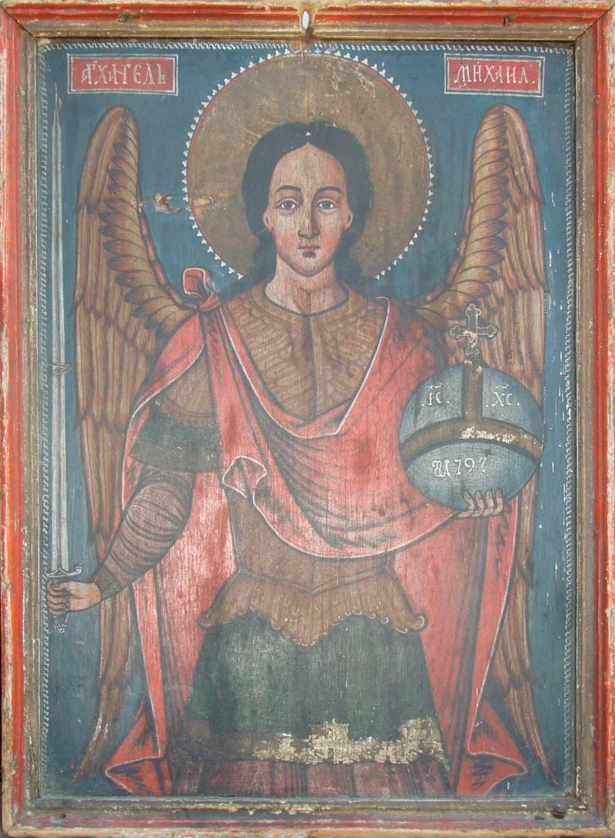 Arhanghelul Mihail, detail