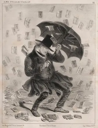 Actualités:  Comment!  on ne fera pas des processions pour faire changer ce temps là?....., by Clémente Pruche, 1840