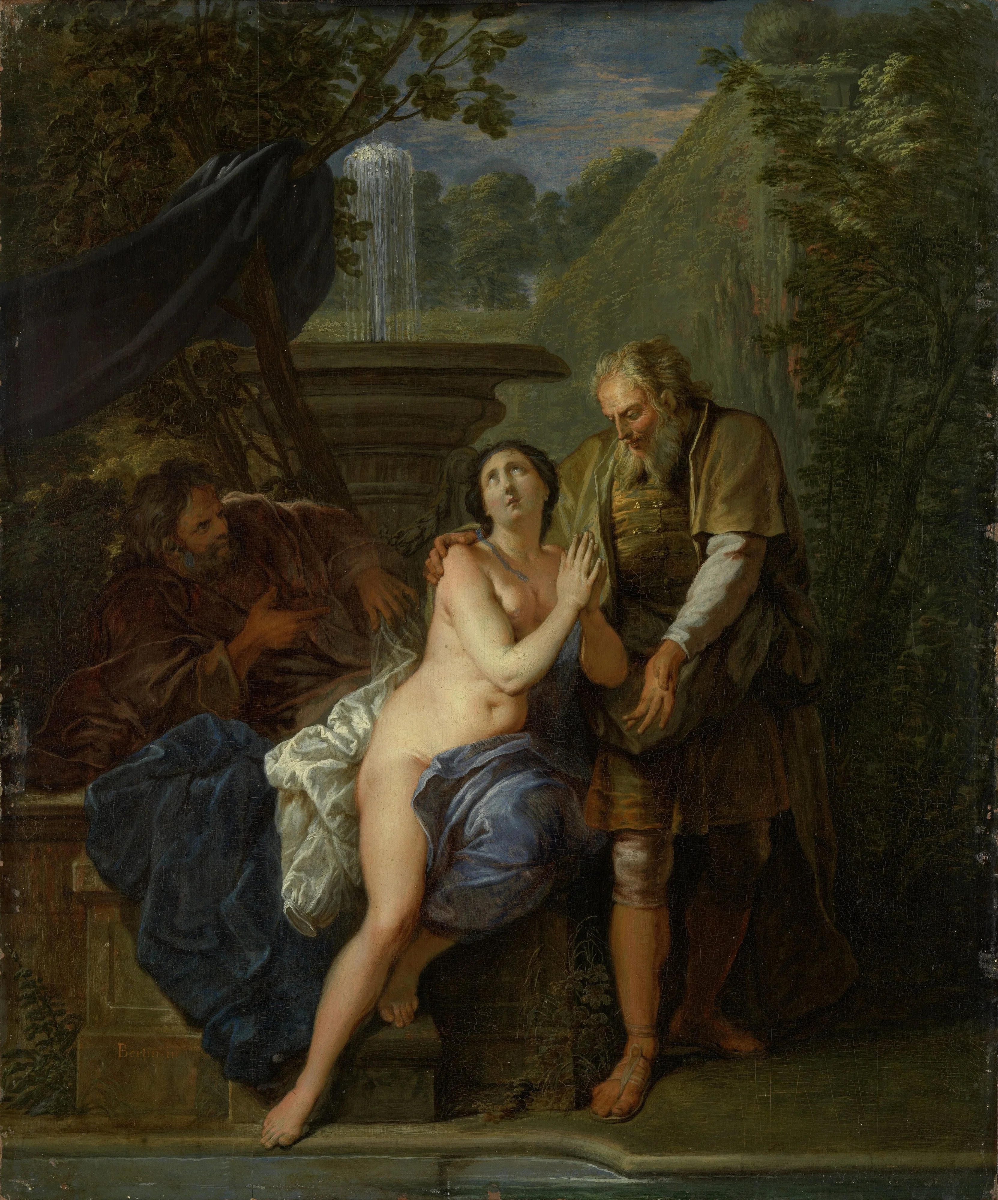 Susanna and the Elders, detail