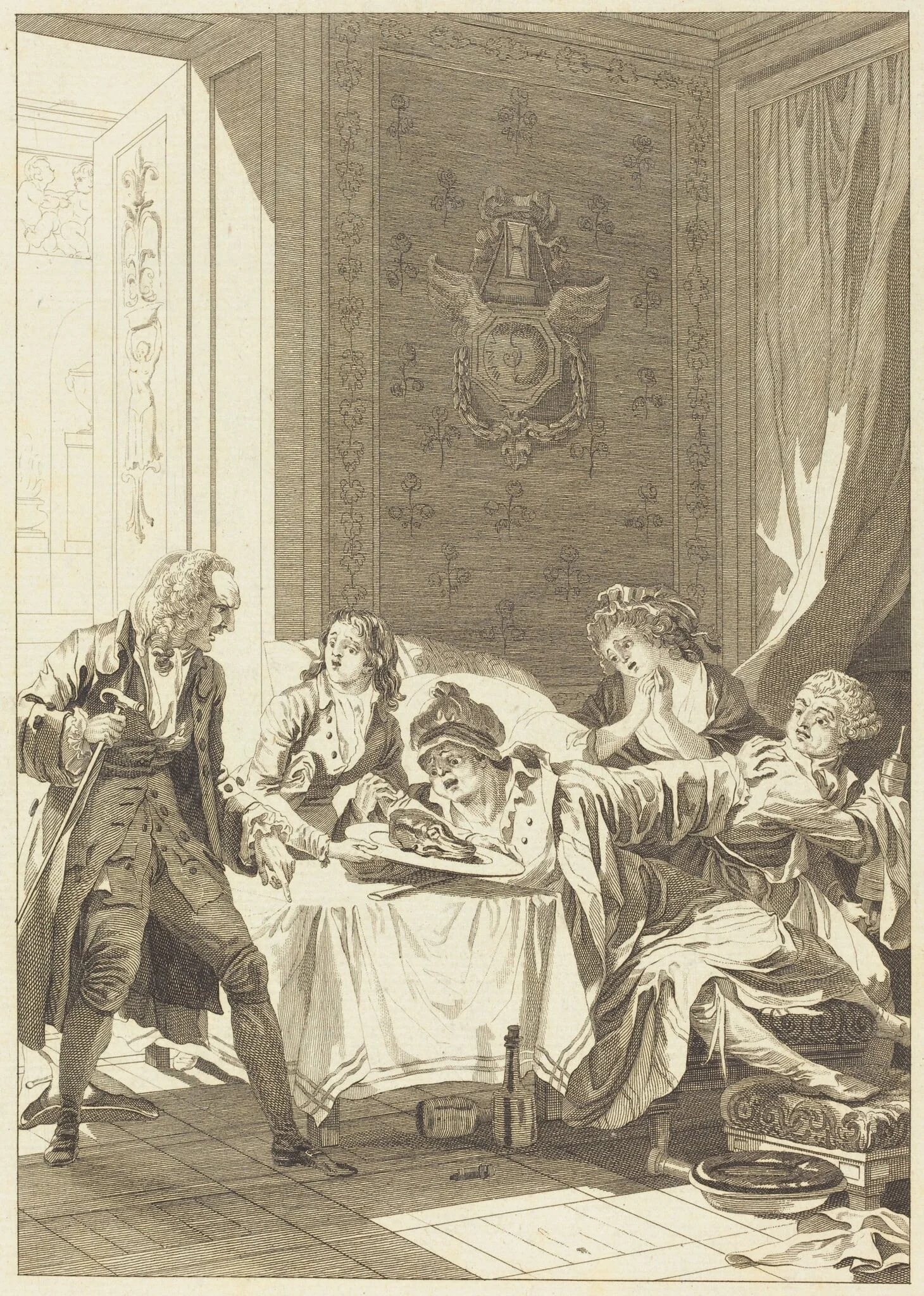 Le glouton, detail