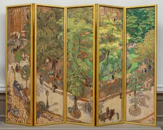 Place Vintimille, by Édouard Vuillard, distemper, 1911