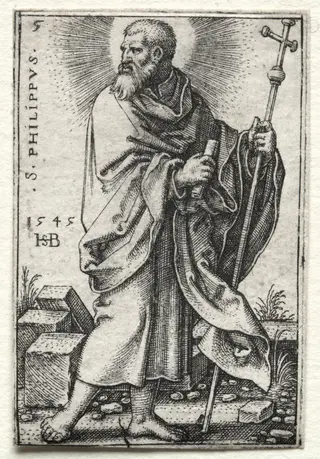 St. Philip, by Sebald Beham, 1546
