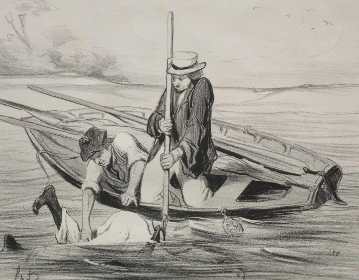 Man Overboard, detail