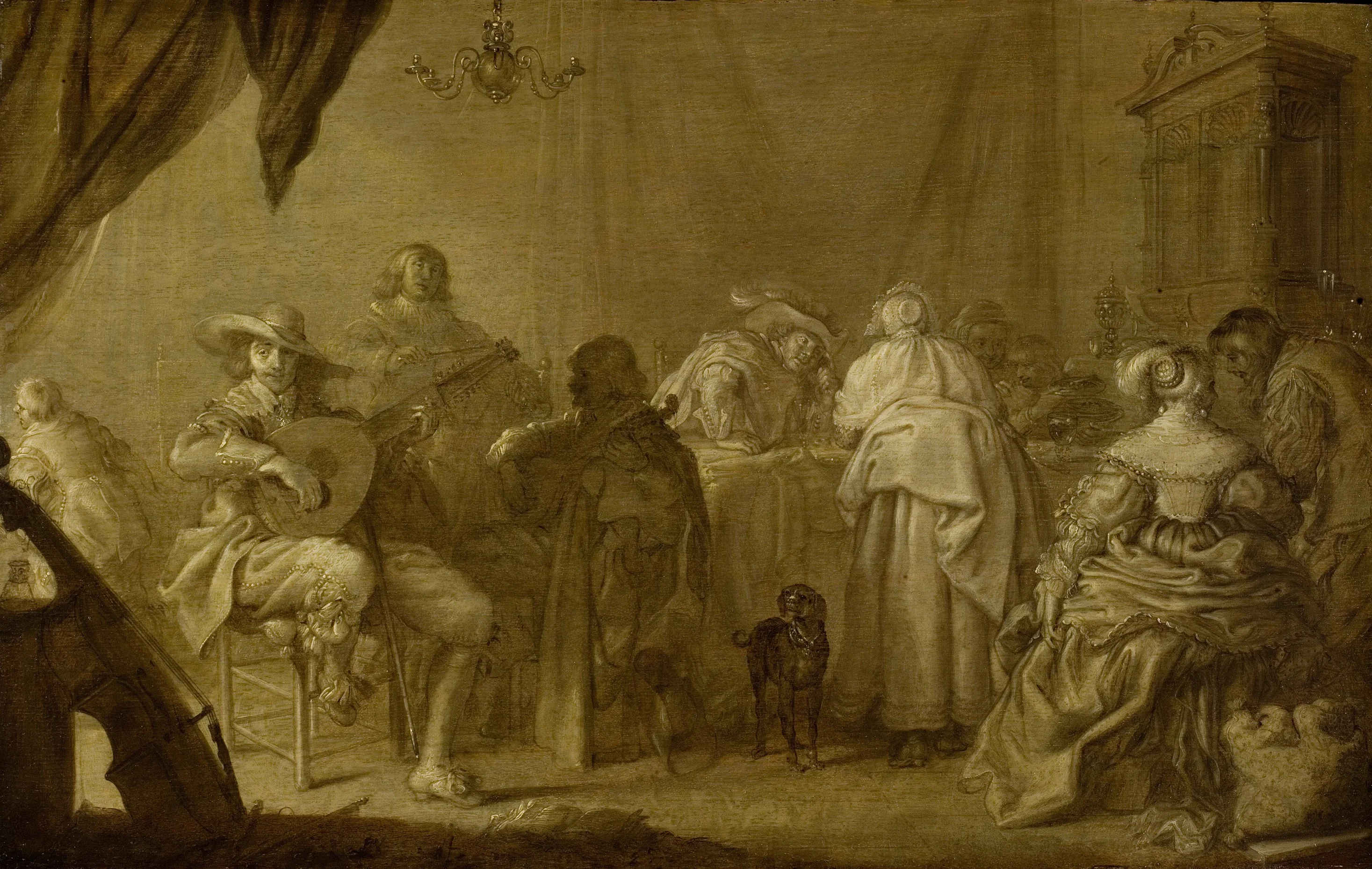 A musical company, detail