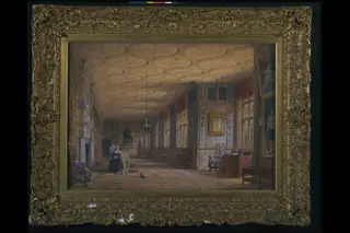 The Cartoon Gallery at Knole, by Joseph Nash, watercolor, 1841