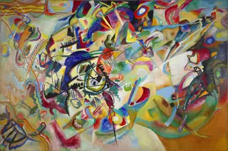 Composition VII, by Wassily Kandinsky, oil, 1913