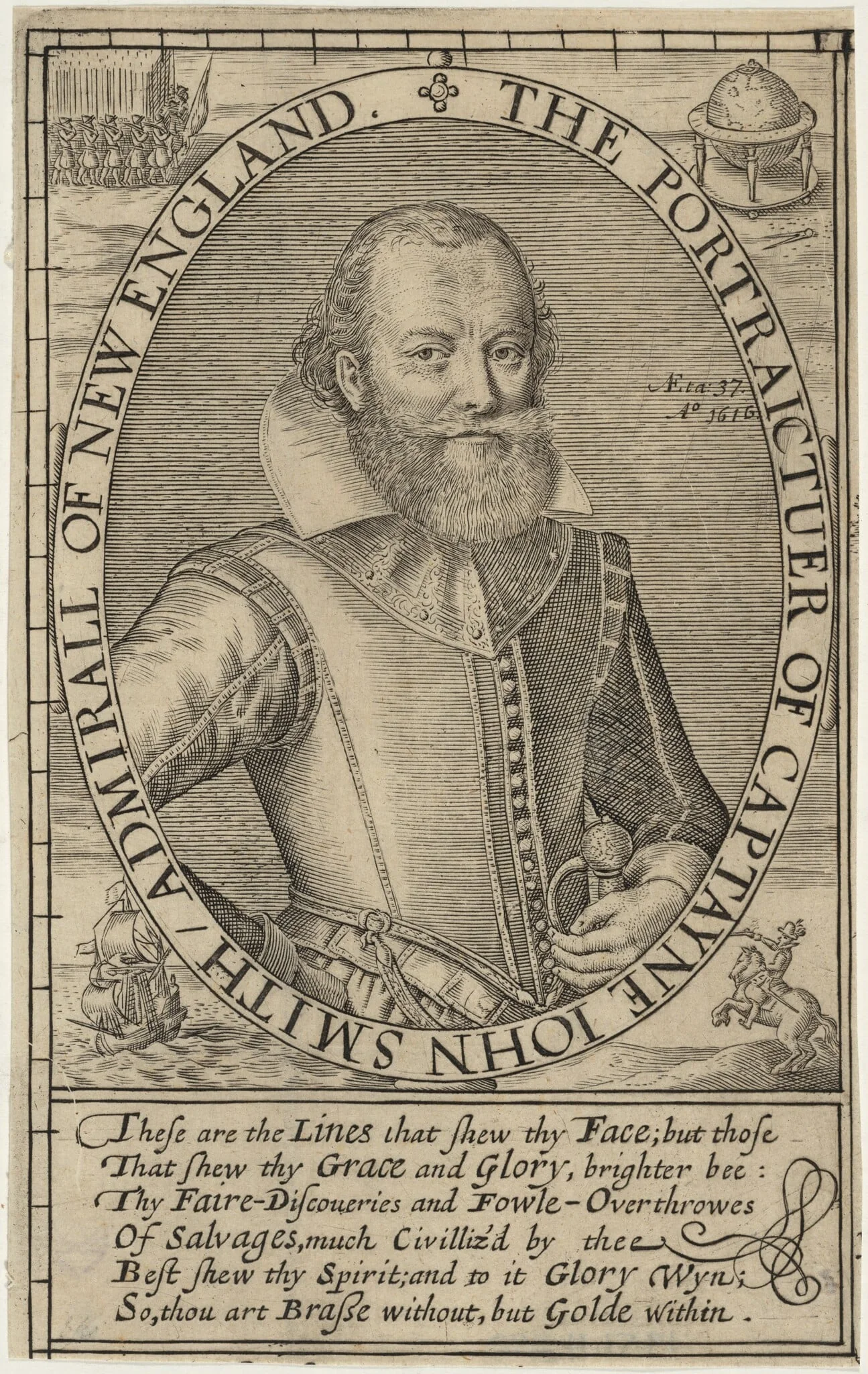 Captain John Smith, detail