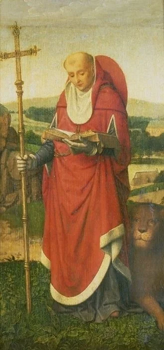Der heilige Hieronymus, detail