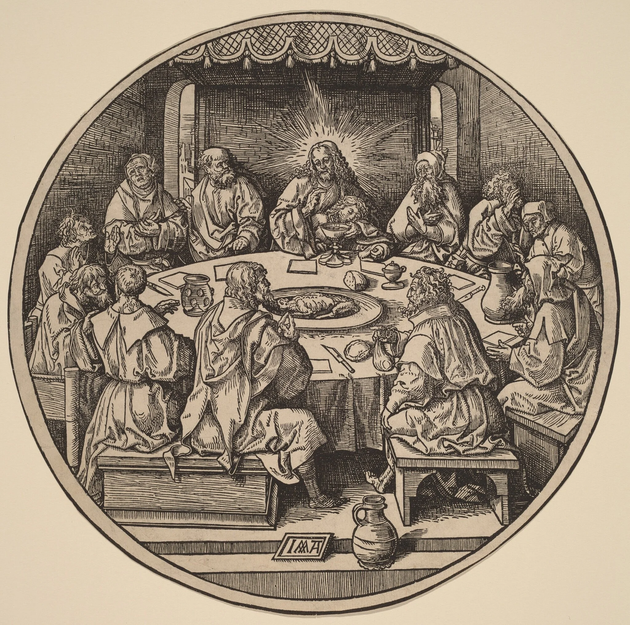 The Last Supper, detail