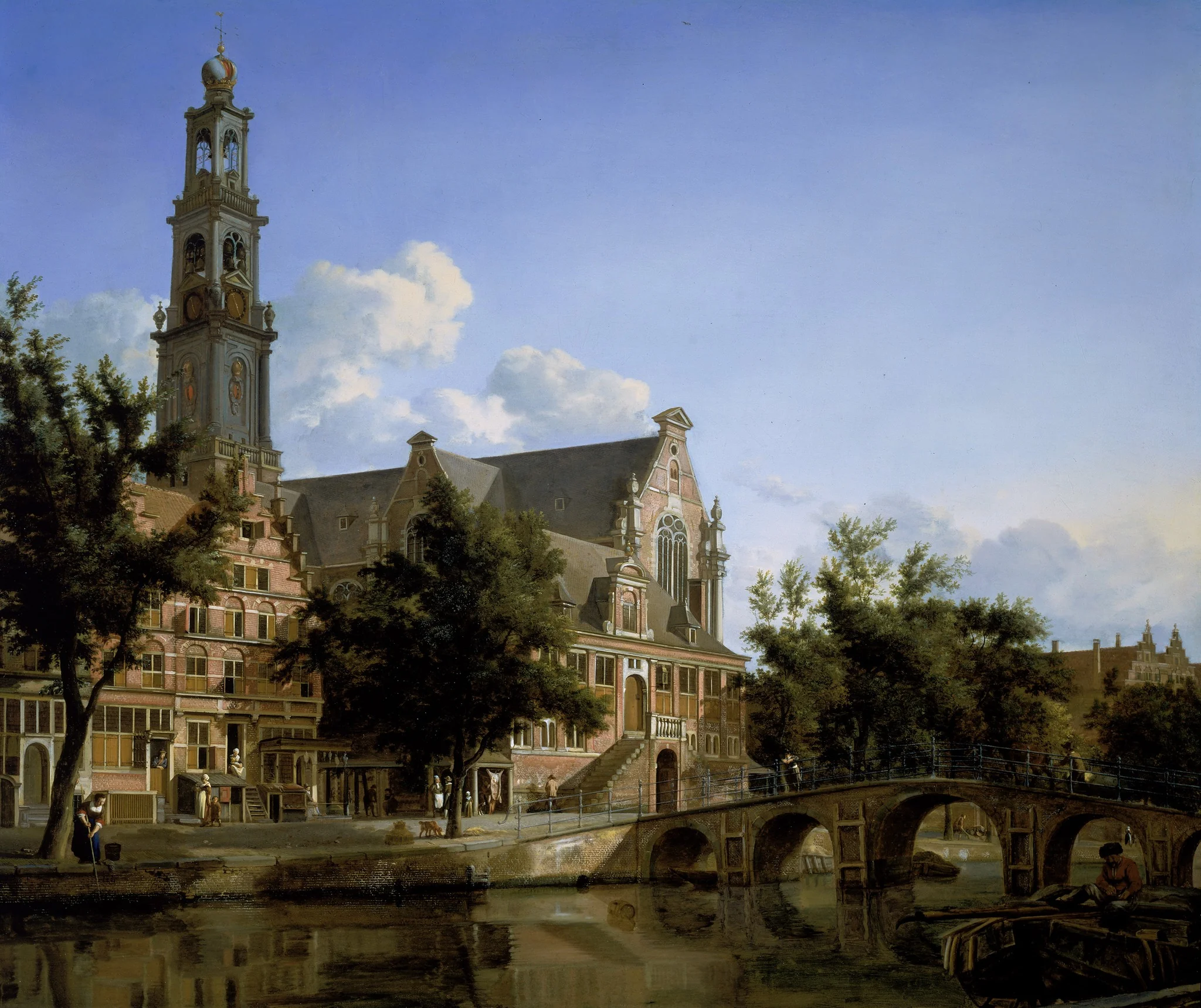 View of the Westerkerk, Amsterdam, detail