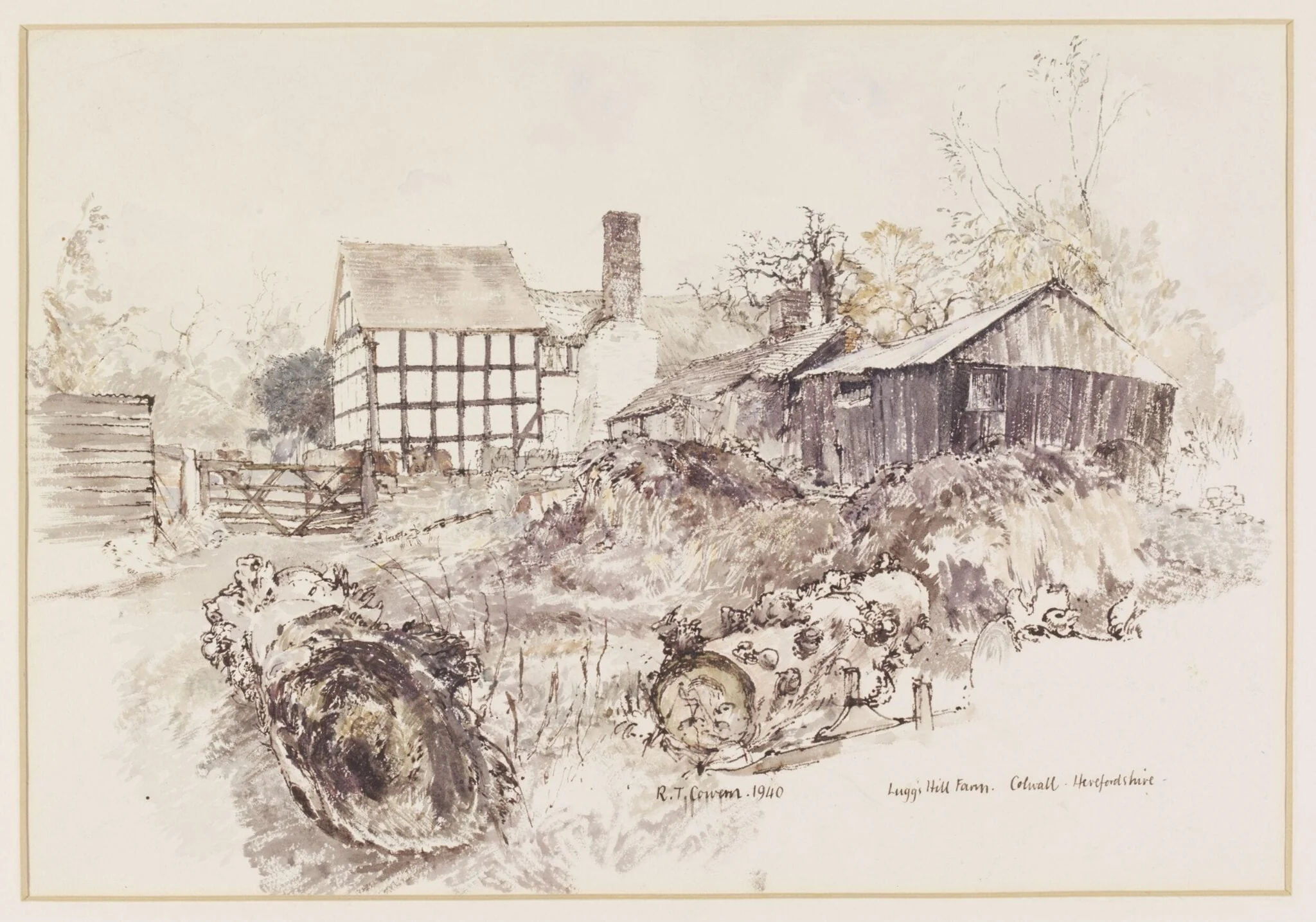Lugg's Hill Farm, Colwall, detail