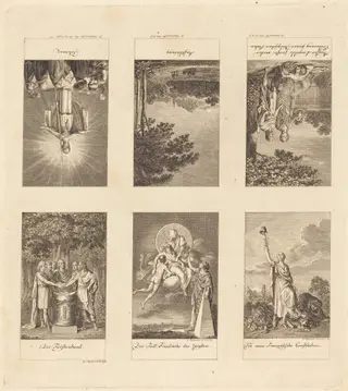 Six Great Events of 1780-1790, by Daniel Nikolaus Chodowiecki, ink, 1791