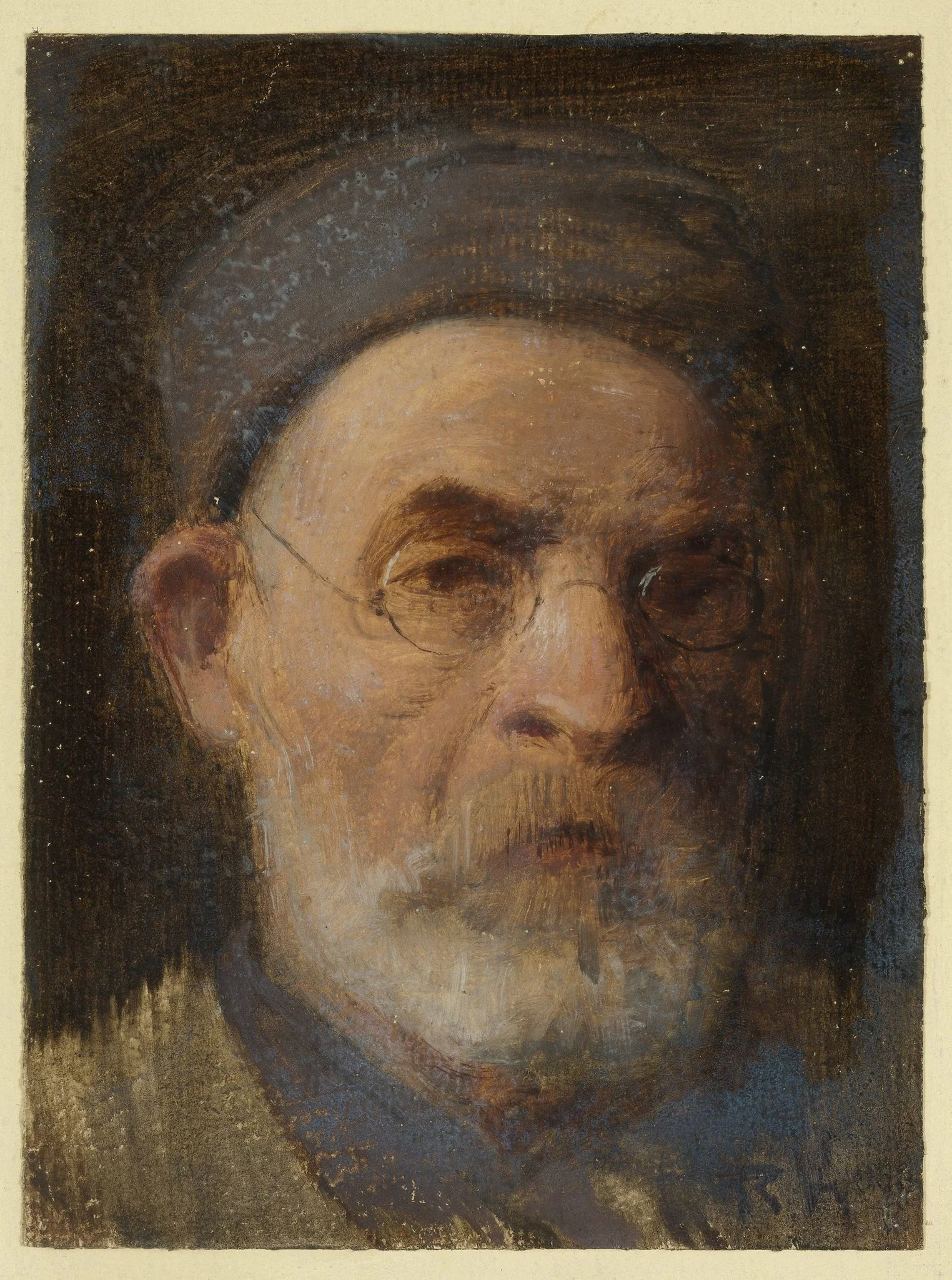 Portrait of a man, detail