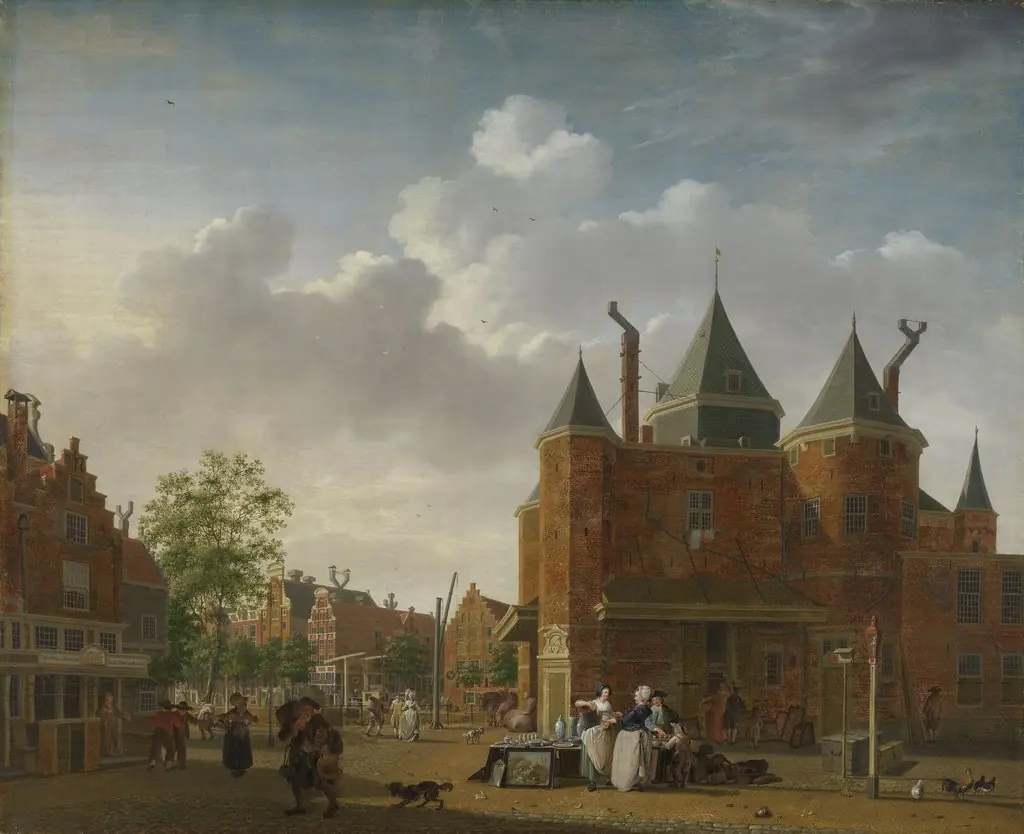 The Sint-Antoniuswaag in Amsterdam, by Isaac Ouwater, oil, 1793