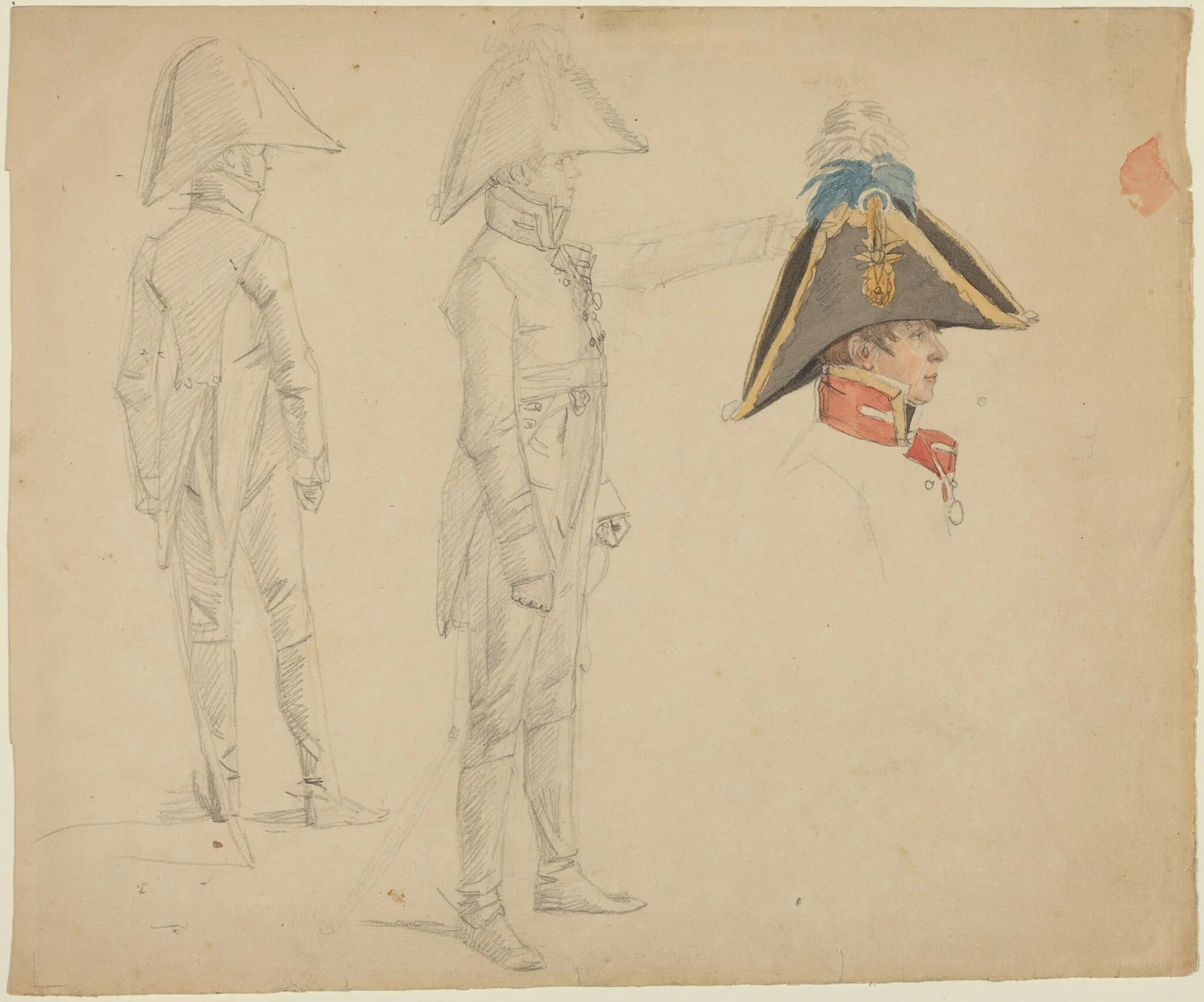 Studies of Major von Washington, detail